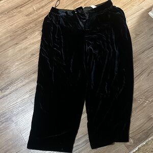Banana Republic Men's Elegant Black Velvet Pants